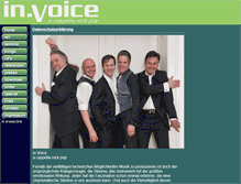 Tablet Screenshot of in-voice.de